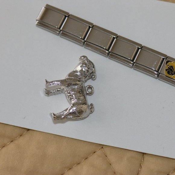 PUG lot   Charm, 2 Stamps, Bracelet Link - Picture 7 of 10